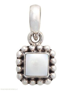 Retired Silpada Freshwater Pearl Pendant Sterling Silver S1211